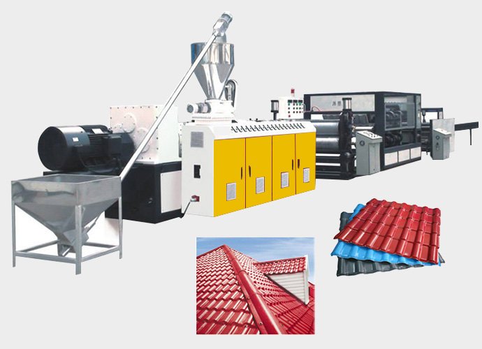 PVC琉璃瓦/合成樹脂瓦生產(chǎn)線